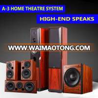 popular classical design 5.1channel home theatre speakers system for home tower shape hifi audio system A-3H