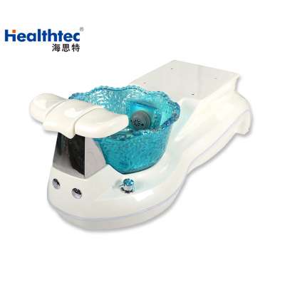 2020 New luxury spa pedicure basin glass